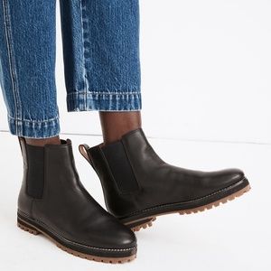NEW Madewell Ivy Chelsea Boot in black Leather